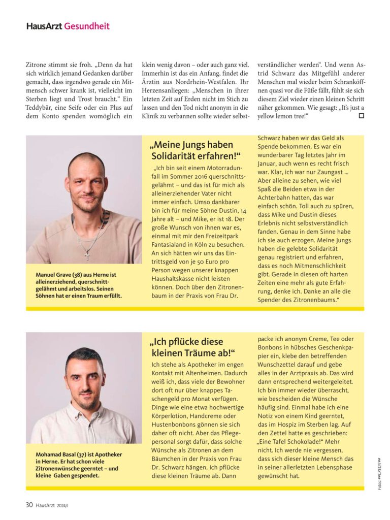 Dritte Seite des Artikels.